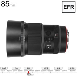 Vistilen 85mm F1.4 II フルサイズ対応 AF STM  EFRマウント ブラック_image