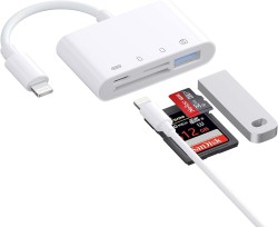 iPhone iPad用 4in1 lightning SD カードリーダー