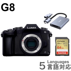 Panasonic DMC-G8 1600万画素  ミラーレス一眼カメラ ルミックス (ボディーのみ)