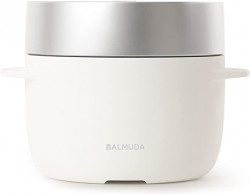 BALMUDA 炊飯器 3合 K03A-WH ホワイト