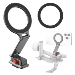 Taoricup DJI RS4 Mini 用マグセーフ 対応 折りたたみ式コールドシューマウント iPhone16/15/14/13/12/Androidに対応
