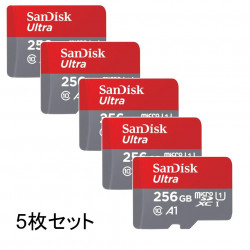 SanDisk Ultra  256GB microSDXCカード UHS-I Class10（5枚セット)