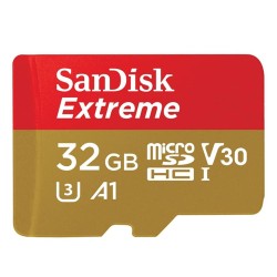 SanDisk  Extreme 32GB microSDHCカード V30 UHS-1 UHS スピードクラス3