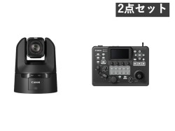 Canon CR-N350 4K60P対応 屋内 リモートカメラ（ブラック）/  RC-IP300 リモートカメラコントローラーセット_image