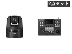 Canon CR-N400 4K60P対 応屋内 リモートカメラ（ブラック）/  RC-IP300 リモートカメラコントローラーセット_image