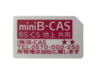 mini B-CAS カード