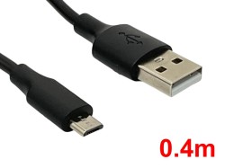 Micro USB ケーブルUSB A-MicroB(0.4m)