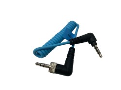 ロック式3.5mm TRS-TRRSコイル状ケーブル
