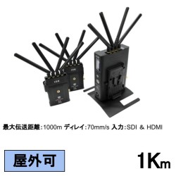 IDX CW-D10 ワイヤレスビデオ伝送システム（最大1Km）【屋外利用可能】
