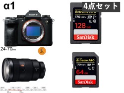 SONY α1 ILCE-1 / FE 24-70mm F2.8 GM / 2枚 SDXC カードセット