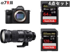 SONY α7R III ILCE-7RM3 / SIGMA 150-600mm F5-6.3 DG DN OS / 2枚SDXC カードセット