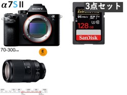 SONY α7S II  ILCE-7SM2 / FE 70-300mm F4.5-5.6 G OSS / 128GB SDXC カードセット