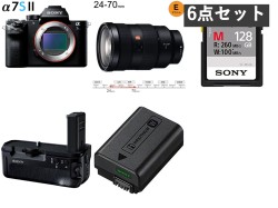 SONY α7S II  ILCE-7SM2 / FE 24-70mm F2.8 GM / 128GB SDXC カード / 2個NP-FW50 / VG-C2EM セット