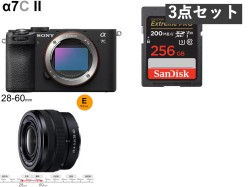 【大幅値下】SONY α7C II/ FE 28-60mm F4-5.6 Eマウント.SanDisk 256GBExtreme PRO 200MB/s  V30 SDXCカードセット