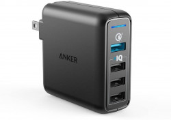 Anker PowerPort Speed 4 (4ポート 43.5W USB急速充電器) ブラック