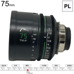 Elysas Lens Muse Prime 75mm T1.8 PLマウント