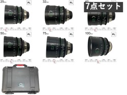 Elysas Lens Muse Prime 25mm/32mm/40mm75mm/50mm/100mm T1.8 PLマウント セット /  専用ケース付き