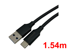 USB-A to Cケーブル(1.54m)