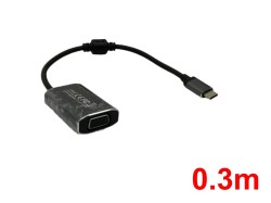 VGA to USB C 変換アダプター(0.3m)