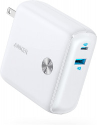 【2in1】Anker PowerCore Fusion 10000 (9700mAh 20W PD モバイルバッテリー搭載USB充電器）ホワイト