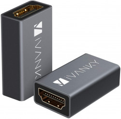 iVANKY HDMI 中継アダプター hdmi 延長 コネクタ（4K@60Hz 18Gbps ハイスピード)