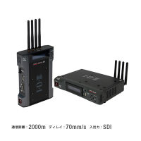 IDX CW-F25 ワイヤレスビデオ伝送システム（最大2Km）+バッテリー4個+充電器セット