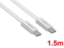USB-C & USB-C ケーブル(1.5m)