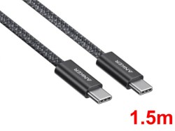 USB-C & USB-C ケーブル(1.5m)