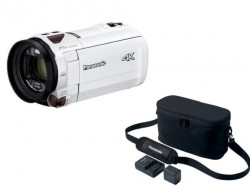 【4K 最安値】Panasonic HC-VX992MS-W [デジタル4Kビデオカメラ 内蔵メモリー 64GB ホワイト]＋ VW-ACT380-K [アクセサリーキット]
