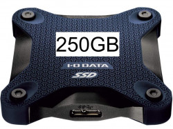 I-O DATA ポータブルSSD 250GB USB3.2 Gen1  SSPH-UA250N/E
