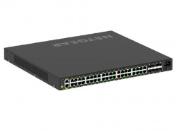 NETGEAR PoE+対応 (480W) 1Gポート×40 SFPスロット×8 フルマネージスイッチ M4250-40G8F(GSM4248P)