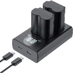 NP-W235 互換バッテリー 2個 USB 充電器 キットLCD残量表示対応機種 Fujifilm X-T4 Fuji X-T4 （2500mAh)