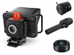 Blackmagic Studio Camera 4K Pro＋(Zoom＋Focus)Demand＋Panasonic LUMIX G X VARIO PZ 14-42mm F3.5-5.6 ASPH