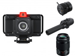 Blackmagic Studio Camera 4K Plus＋(Zoom＋Focus)Demand＋Panasonic LUMIX G X VARIO  45-175mm F4.0-5.6 ASPH