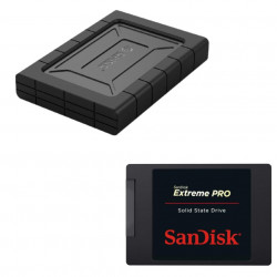 ORICO 2.5インチ HDD ケース USB3.1 Gen2＋SanDisk SSD Extreme PRO 480GB SDSSDXPS-480G-J25