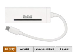 【上り下りパケット無制限】 AIR-Stick WiFi モバイルルーター バッテリーレス クラウドSIM対応のUSB接続通信端末 WiFi