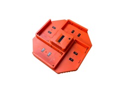 NP-F 4チャンネルカメラバッテリー充電器