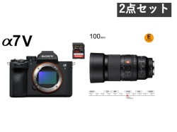 SONY α7 V ILCE-7M5デジタル一眼カメラ / SONY FE 100mm F2.8 Macro GM OSS  Eマウント セット