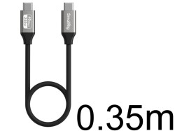 SmallRig USB-C データケーブル ストレート - ストレート 35cm (40Gbps + 240W + 8K) 5073
