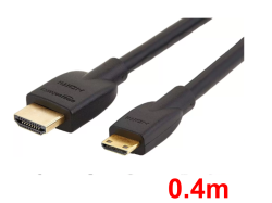 Mini HDMI to HDMIケーブル(0.4m)