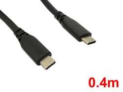 USB-C - USB-C スーパースピードケーブル(0.4m)