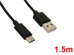 USB-A to USB-C ケーブル(1.5m)