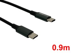 USB-C to USB-C ケーブル(0.9m)
