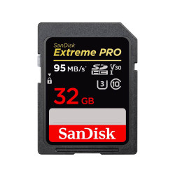 SanDisk  32GB UHS-I Class10  V30 Extreme PRO 95MB/s SDHCカード