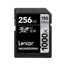 Lexar Professional 256GB UHS-II 1000xSpeed 150MB/s SDXCカード