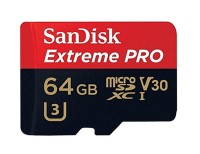 SanDisk Extreme Pro 64GB microSDXCカード  UHS-I U3 V30