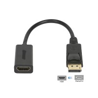 DisplayPort（ディスプレイポート） - HDMI 変換ケーブル　オス・メス
