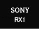 SONY RX1の画像
