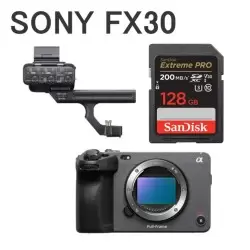 SONY FX30 ILME-FX30 / ハンドルユニット / SanDisk 128GB SDXCカード付き