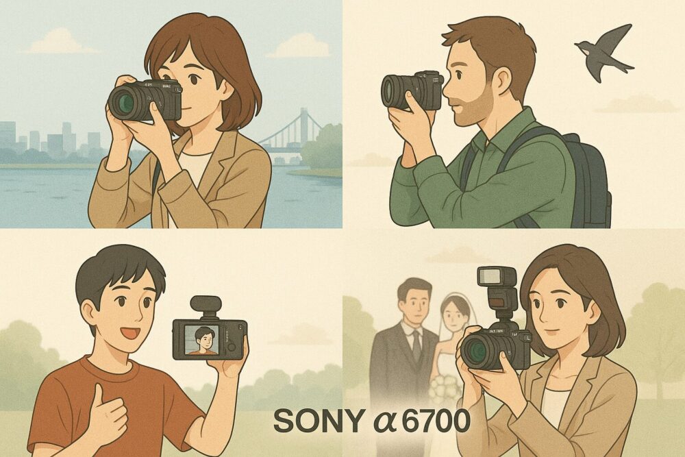 フルサイズ顔負けの性能！静止画から動画ま、α6700カメラのレンタル開始！